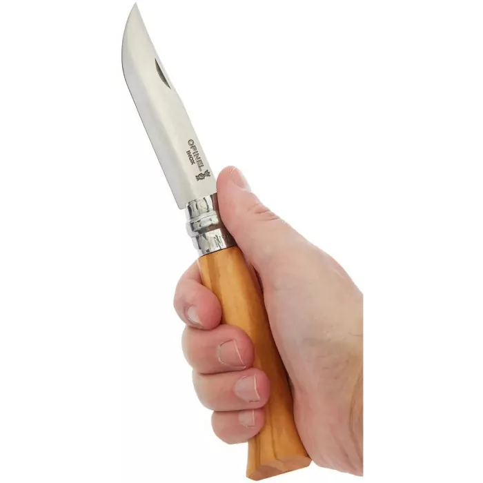 Ніж Opinel №9 VRI, олива, упаковка 