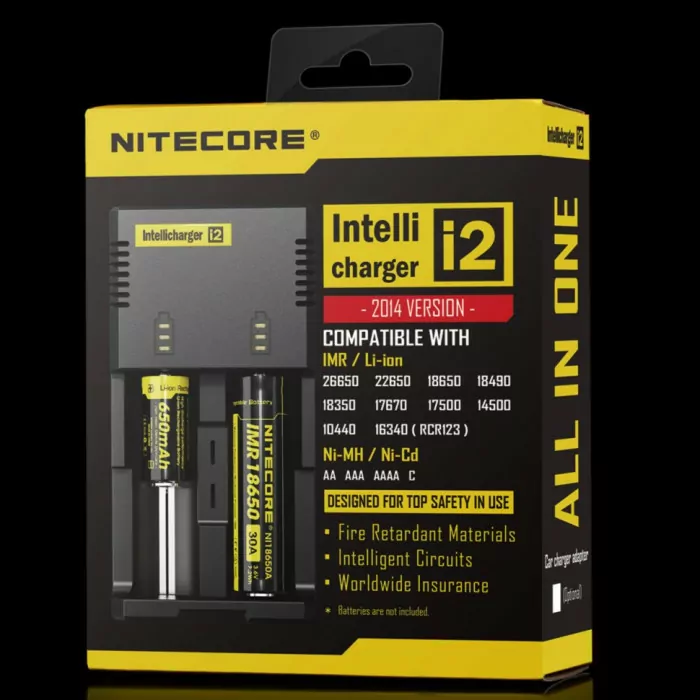 Зарядний пристрій Nitecore Intellicharger i2 v.2 (2 канали) 