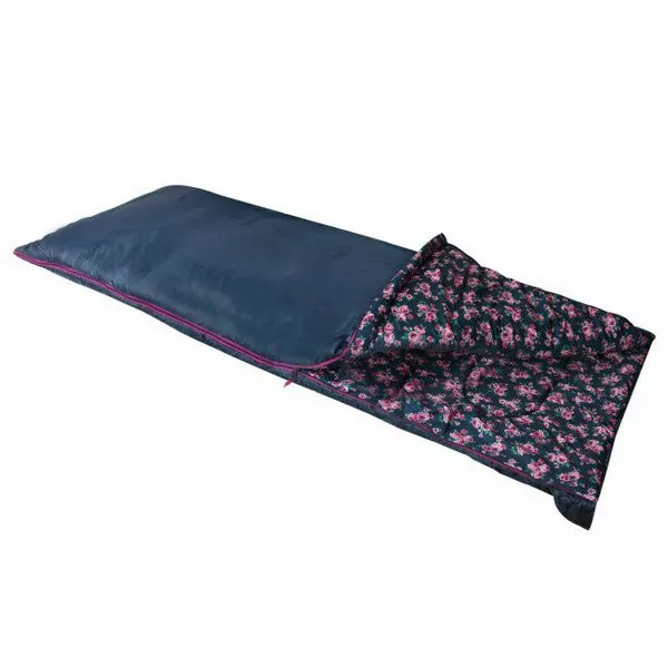 Спальний мішок Highlander Sleepline 250/+ 5°C (Left), Floral Blue 