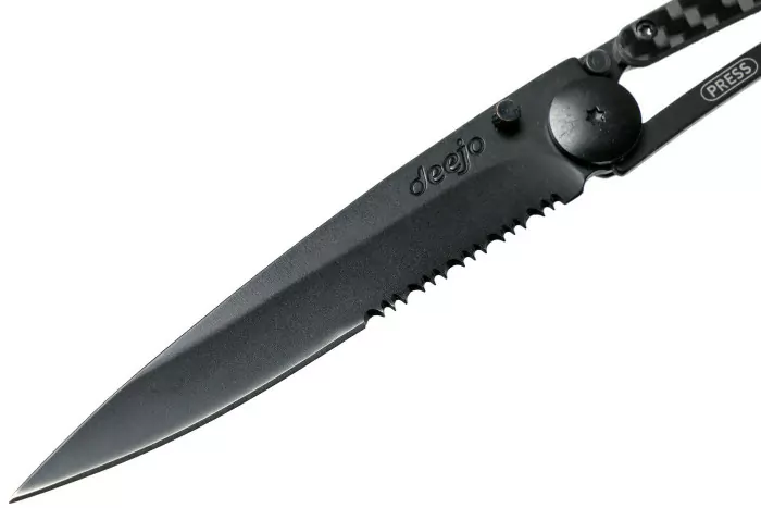 Ніж Deejo Carbon One Hand (1gc500) 