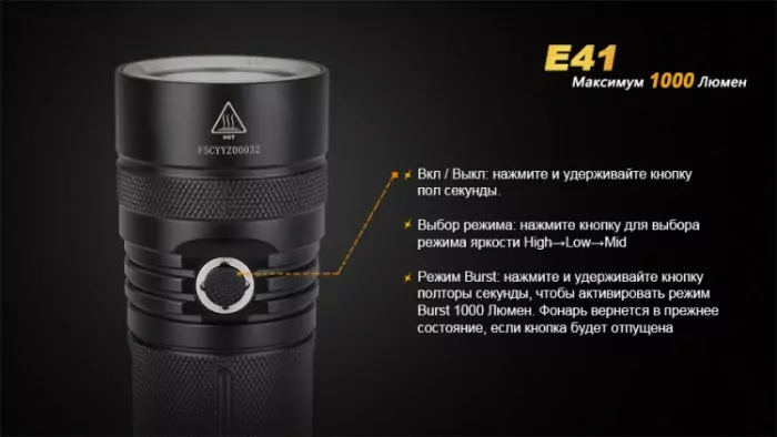 Ліхтар Fenix E41 XM-L2 