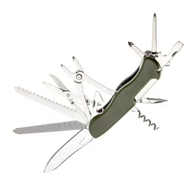 Багатофункціональний ніж Partner HH082014110OL, olive, 13 інструментів