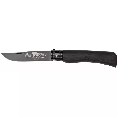 Ніж Old Bear Total Black XL, 1.4060 steel, wood handle, black