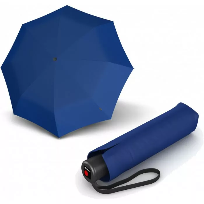 Парасолька Knirps A. 050 Blue хутро /складаний /8спіц /D99x24см 
