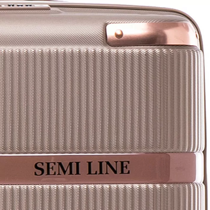 Валіза Semi Line 24" (M) Champagne (T5668-3) 