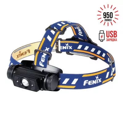 Налобний ліхтар Fenix HL60R Cree XM-L2 U2 Neutral White LED (чорний)
