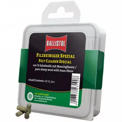 Патч для чищення Ballistol повстяний спеціальний калібр .22 60шт /уп (23194)