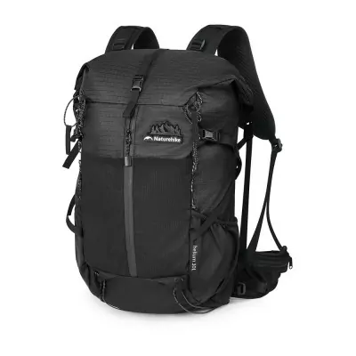 Рюкзак туристичний Naturehike CNK2300016, 30+5 л, чорний