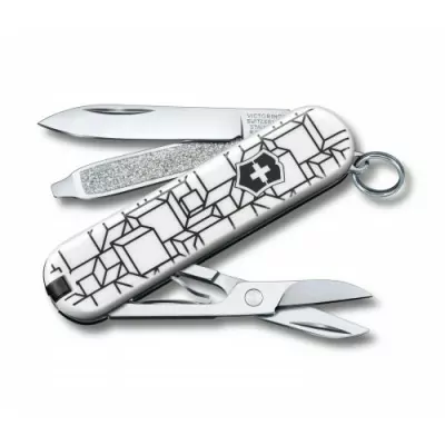 Складаний ніж-брелок Victorinox Classic Limited Edition 2021" Cubic Illusion " (0.6223.L2105)