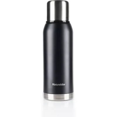 Термос Naturehike Q-9H NH19SJ010, 304 сталь, 1.0 л, Чорний