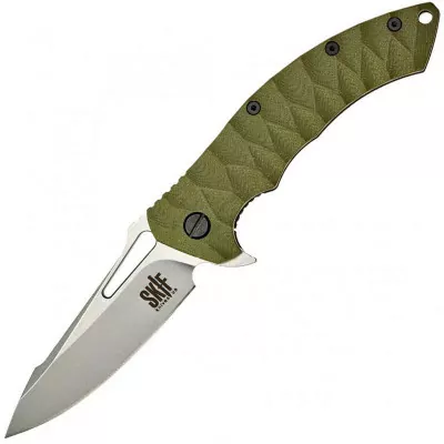 Ніж Skif Shark II Stonewash оливкова олія 421SEG