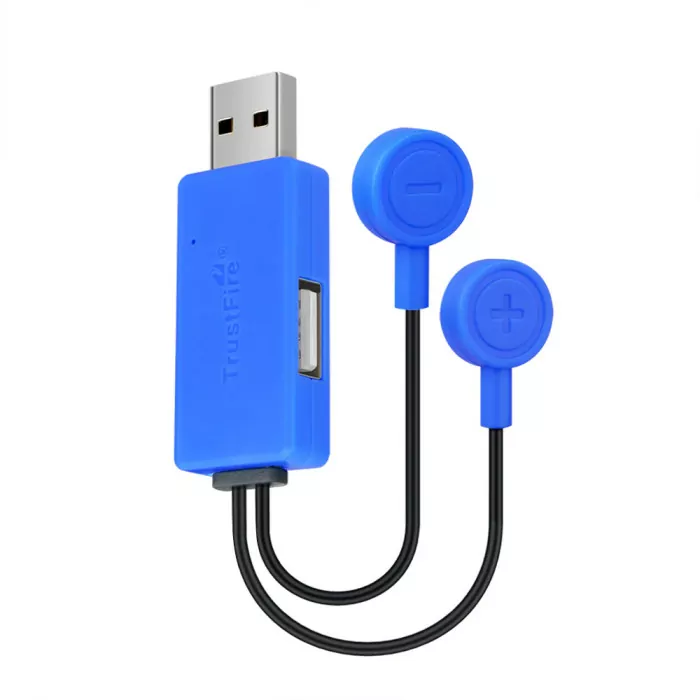 Магнітна зарядка TrustFire UC10, синя 