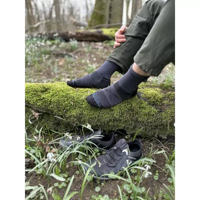 Шкарпетки водонепроникні Dexshell Running Lite 2.0 Socks, сірі, розмір XL (47-49) 