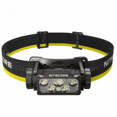 Ліхтар налобний Nitecore HC60 UHE (5 x NiteLab UHE LED, 1600 люмен, 10 режимів, 1x18650, USB Type-C)