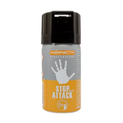 Балончик газовий перцевий Umarex Perfecta Stop Attack 10%, 40 мл, конусне розпилення