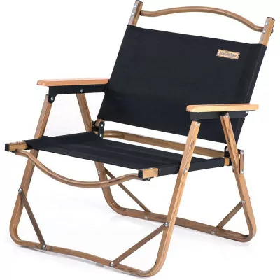 Крісло складане Naturehike MW02 NH19Y002-D, 600D Oxford / алюміній, р-р М, чорний