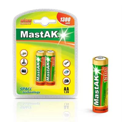 Акумулятор Mastak R06 1300mah, Ni-Mh