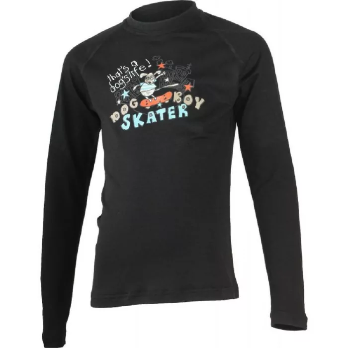 Термофутболка Lasting SKATER 9090 чорний, дитяча, розмір 150 