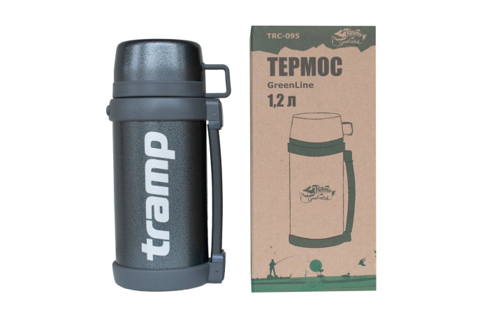 Термос Tramp Greenline 1.2 л, TRC-095 