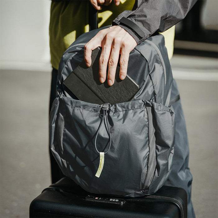 Рюкзак компактний Naturehike CNK2450XB026, 20 л, сірий 