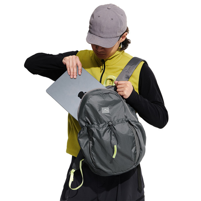 Рюкзак компактний Naturehike CNK2450XB026, 20 л, сірий 