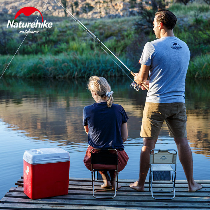 Стілець складаний зі спинкою Naturehike MZ01 black NH18M001-Z 