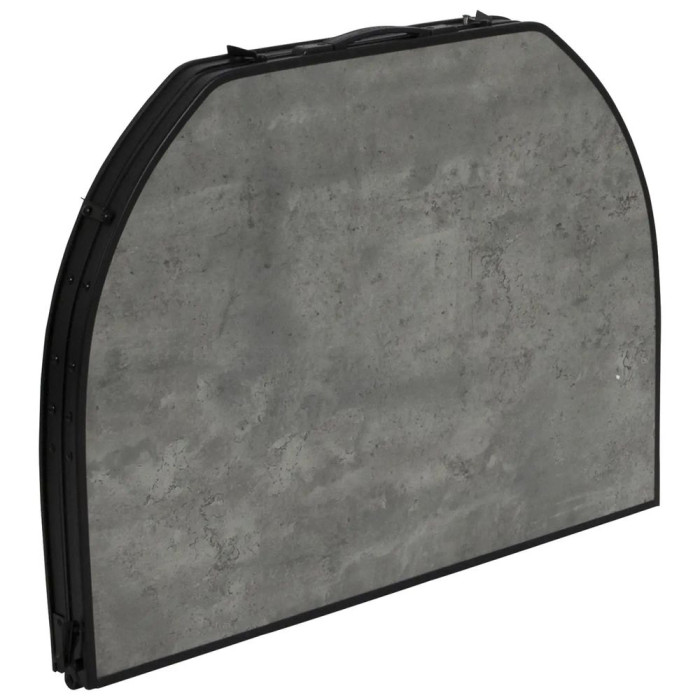 Стіл Bo-Camp Northgate Oval 120x80 cm Black/Grey (1404187) 