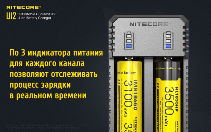 Зарядний пристрій Nitecore UI2 