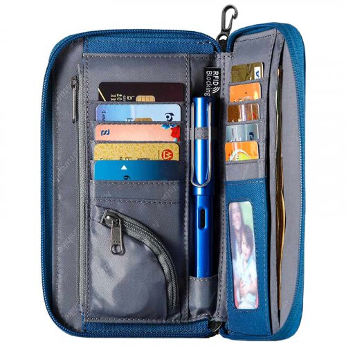 Органайзер дорожній гаманець Naturehike з RFID-блокуванням LX02 NH18X020-B Чорний 