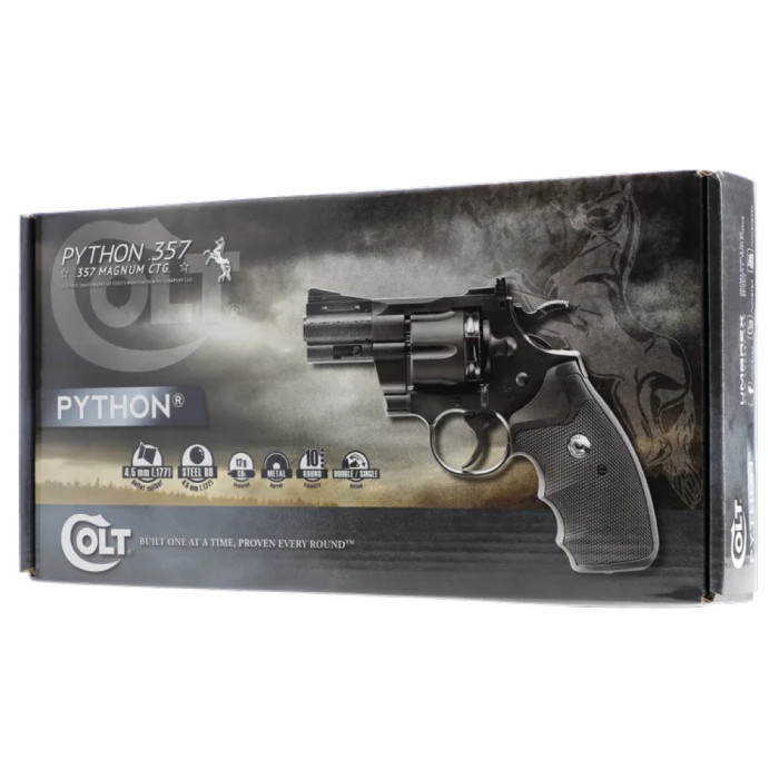 Пневматичний револьвер Umarex Colt Python 2.5" кал.4,5мм 