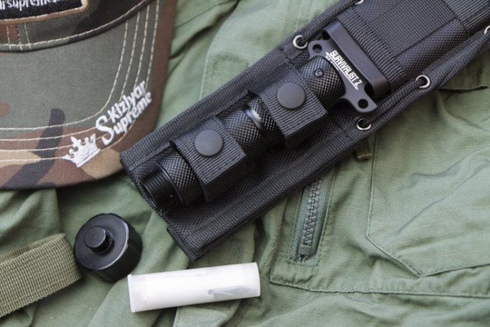 Ніж Kizlyar Supreme Survivalist Z, сталь D2 Black Titanium 