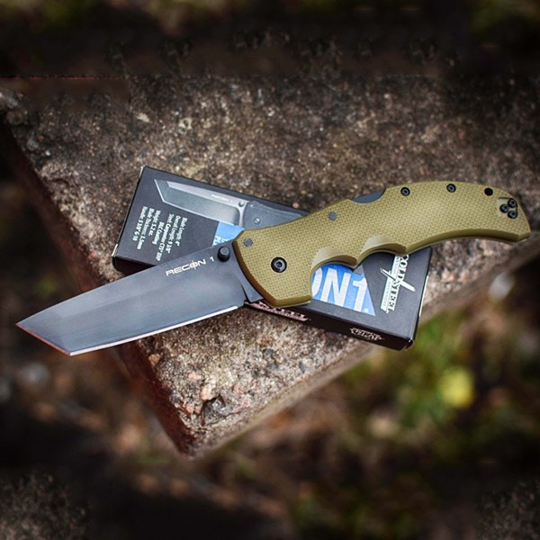 Ніж Cold Steel Recon 1 Tanto Point оливковий (27TLTVG) 