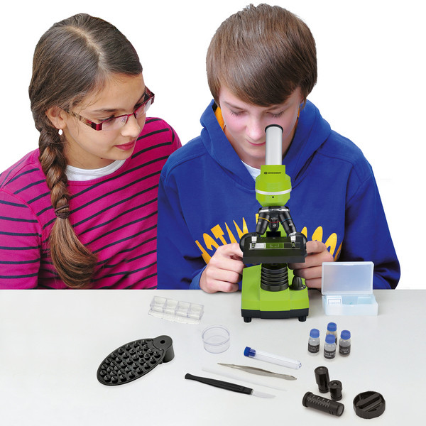 Мікроскоп Bresser Biolux SEL 40x - 1600X Green (смартфон-адаптер) 