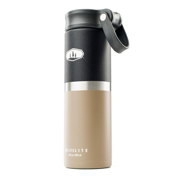 Термо-Пляшка GSI Outdoors Microlite 500 Twist (чорна/пісочна) 