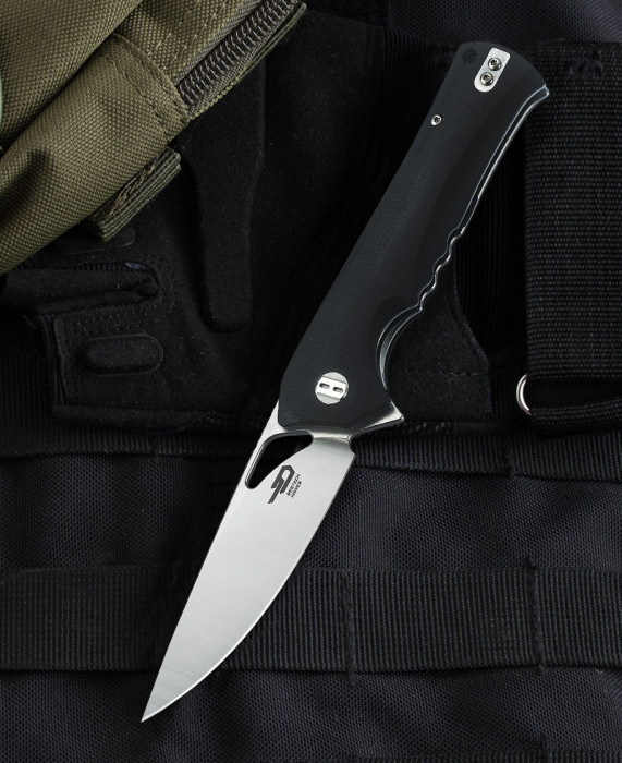 Нiж складний Bestech Knife MUSKIE Black BG20A-1 (пошкоджена упаковка) 