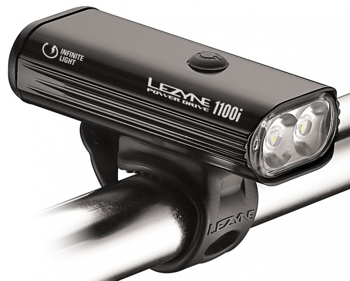 Передня велофара Lezyne POWER DRIVE 1100i LOADED чорний 1100 люменів Y12 