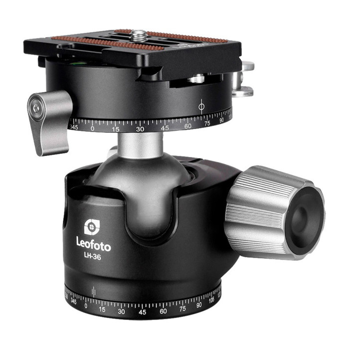 Головка штативна Leofoto LH-36PCL+NP-50 шарова с затискачем ARCA. Шар: 36 мм 