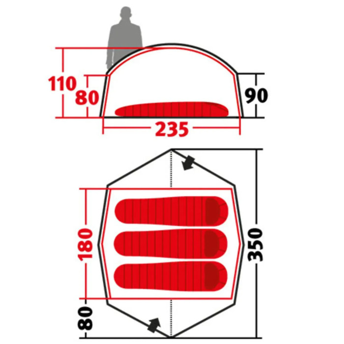Намет Wechsel Venture 3 TL Laurel Oak (231072) 