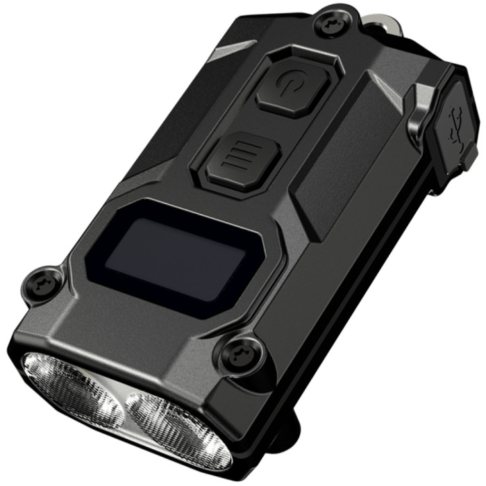 Ліхтар наключний Nitecore TINI 3 (2xNiteLab UHE LED, 600 люмен, 5 режимів, USB-C), чорний 