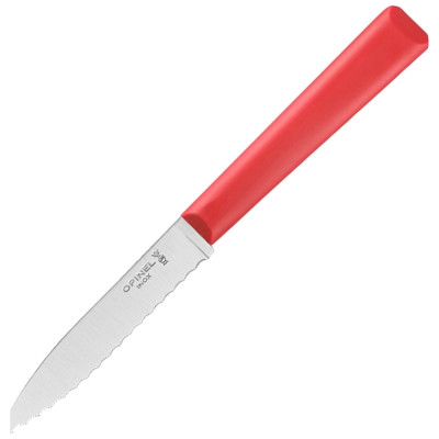 Ніж кухонний Opinel №313 Serrated, червоний