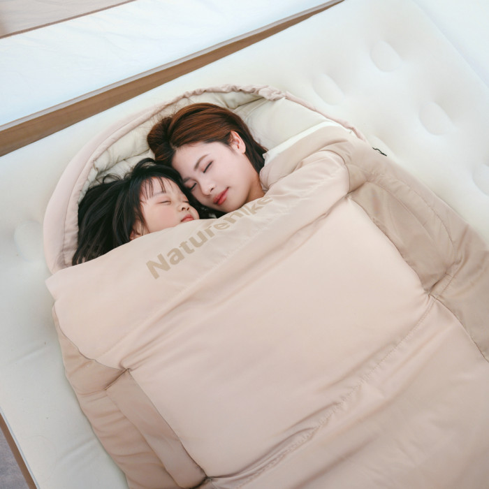 Спальний мішок овальний Naturehike PS200 CNK2350WS026, бежевий 