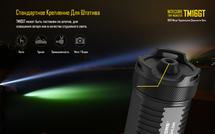 Ліхтар Nitecore TM16GT 