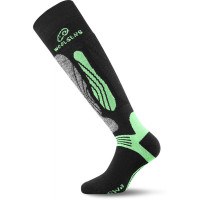 Термошкарпетки для лиж Lasting SWI 906 чорно-зелені, XL