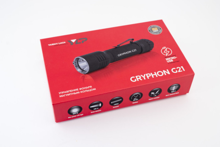 Ліхтар яскравий промінь YLP GRYPHON G21 