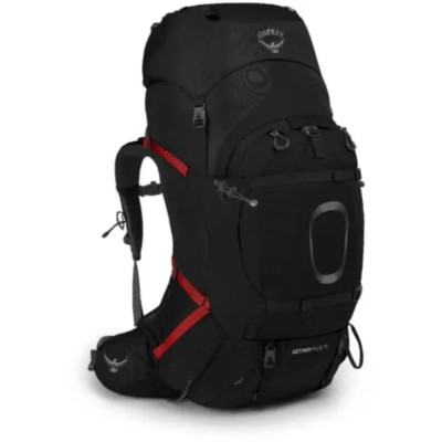 Рюкзак Osprey Aether Plus 70 black - S/M - чорний