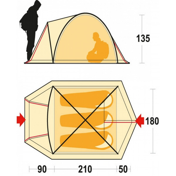Намет Ferrino Skyline 3 ALU Blue 