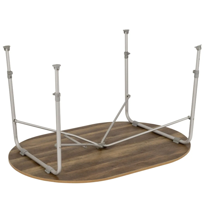 Стіл Bo-Camp Feather Oval 130x90 cm Brown (1404466) 