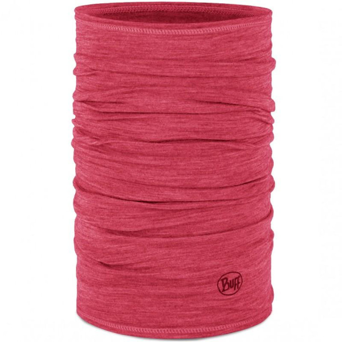 Шарф-труба Buff Merino Lightweight solid Cyberpink 