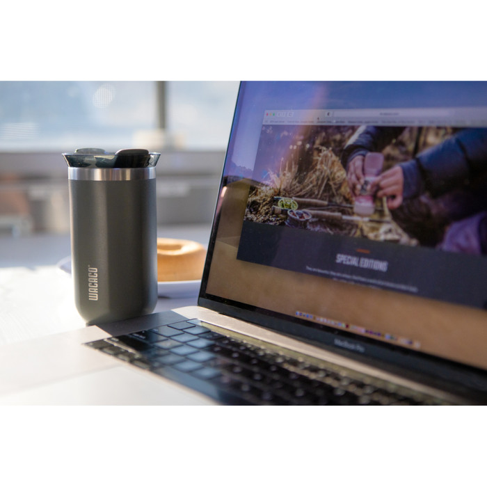 Термокухоль Wacaco Octaroma Grande 435 мл, сірий 