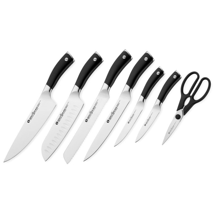 Набір ножів кухонних Grossman SL2526P-Diaman 